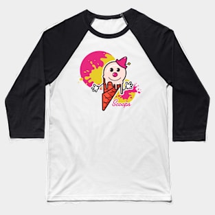 Pop Art for Kids | Scoops | Pink Baseball T-Shirt